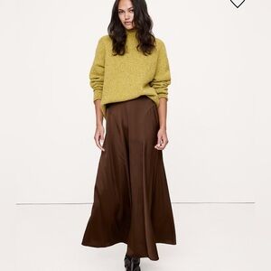 Banana Republic Stretch-Satin Maxi Skirt new with tags M